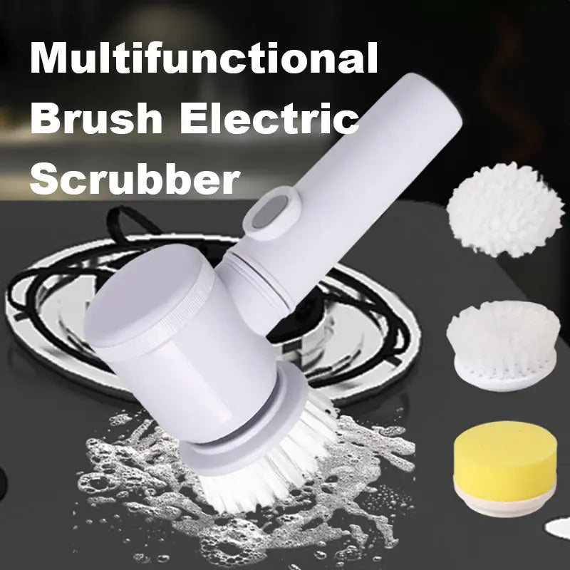 Multifunctional Brush Electric Scrubber Rechargeable Hoozim Style