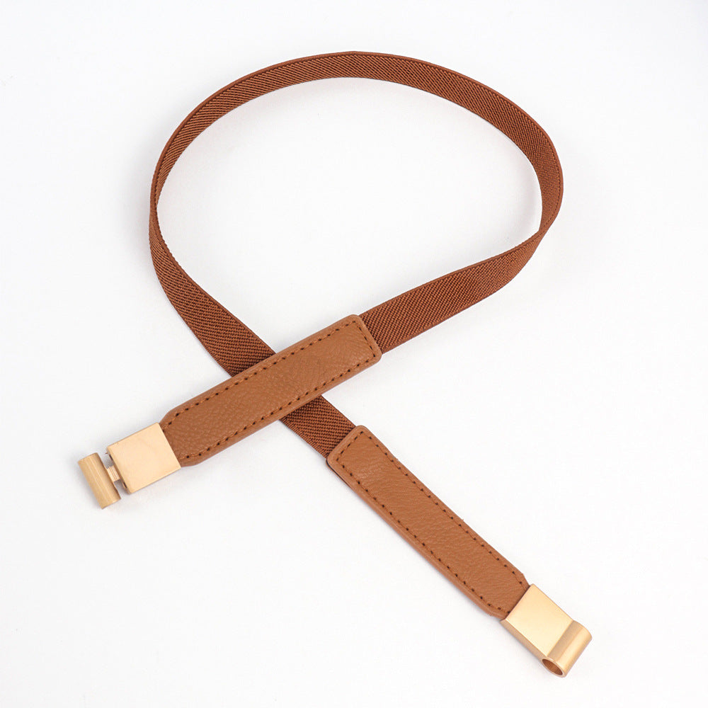 Square Buckle Belt for Females