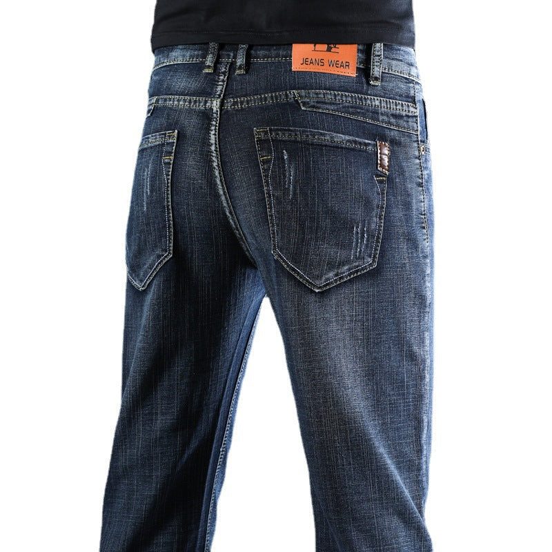 Men's Straight Slim Stretch Denim Pants