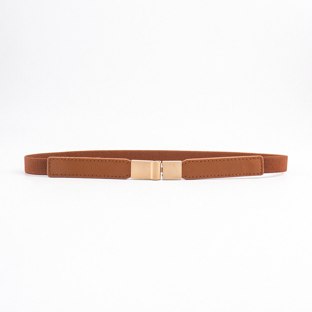 Square Buckle Belt for Females