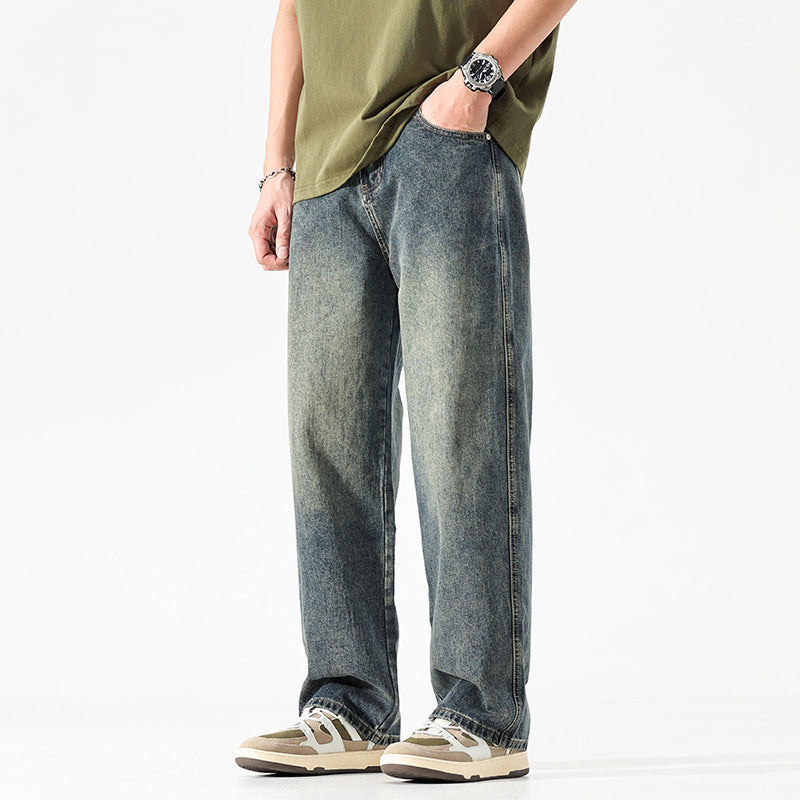 Men's Loose And Simple Jeans