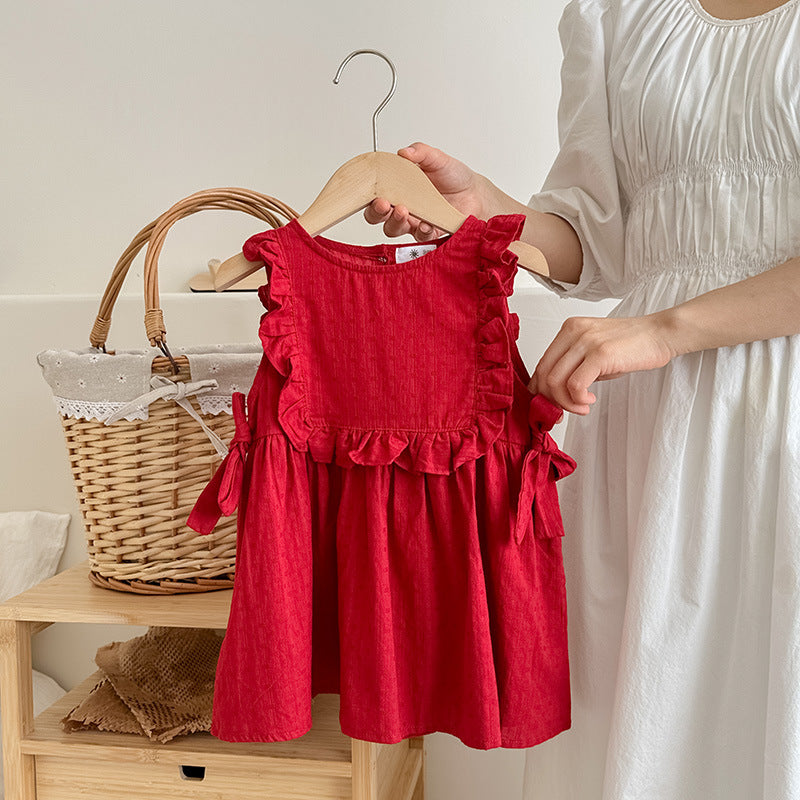 Toddlers Lotus Leaf Dress