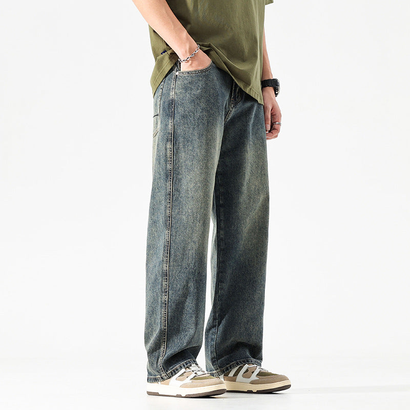 Men's Loose And Simple Jeans