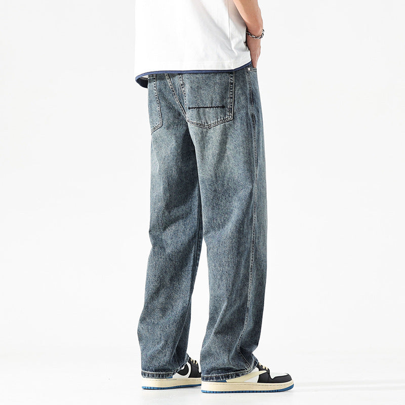 Men's Loose And Simple Jeans