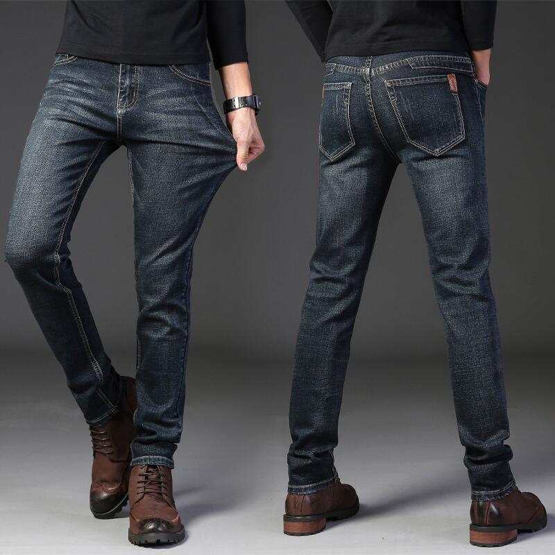 Men's Straight Slim Stretch Denim Pants