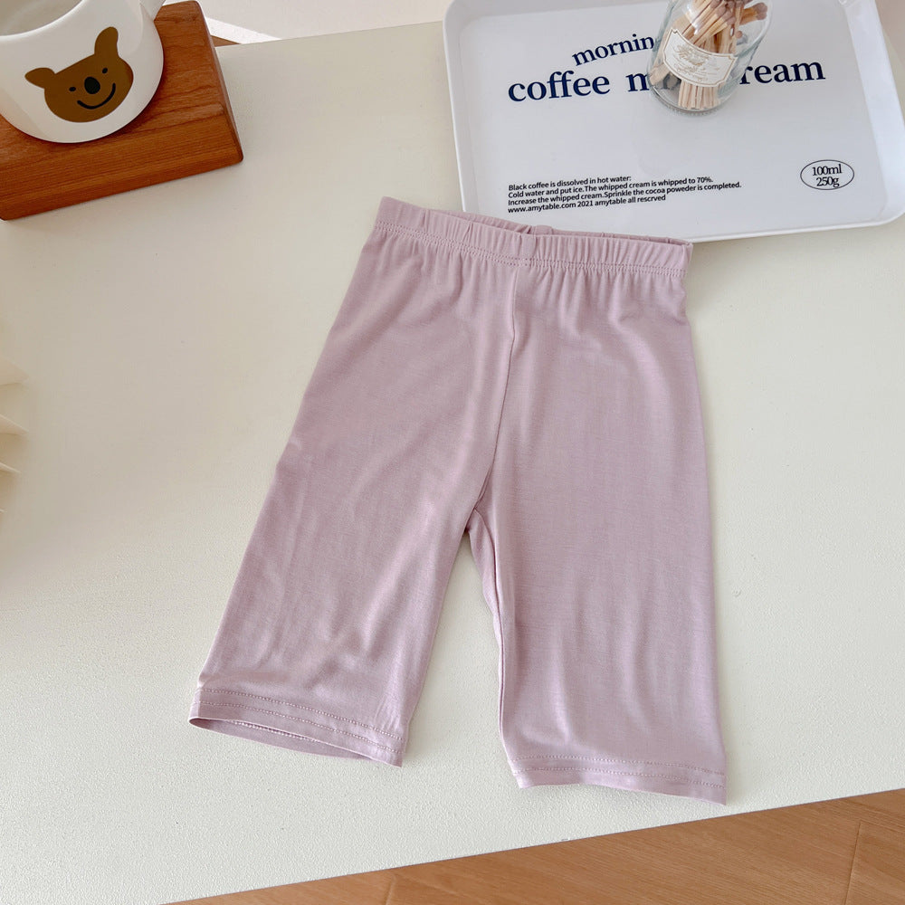 Girls' Ice Silk Safety Pants