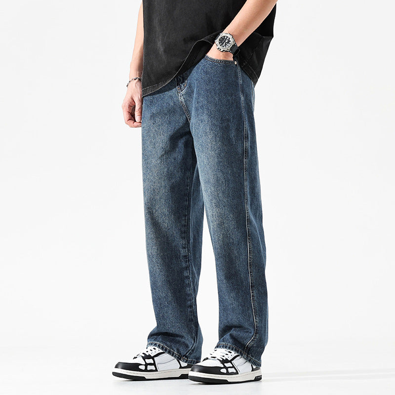 Men's Loose And Simple Jeans