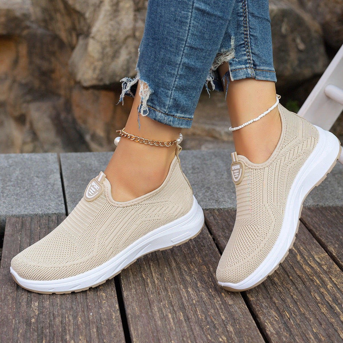 Women's Slip-on Breathable Casual Sneakers