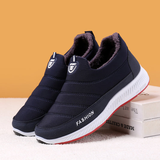 Women's Winter Fleece-lined Cloth Shoes