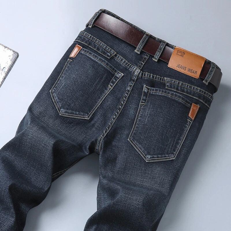 Men's Straight Slim Stretch Denim Pants