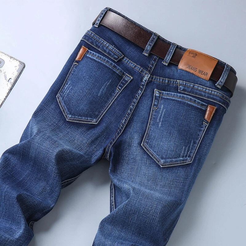 Men's Straight Slim Stretch Denim Pants