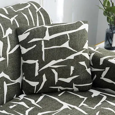 Printed Sofa Cushion and Sofa Cover Hoozim Style