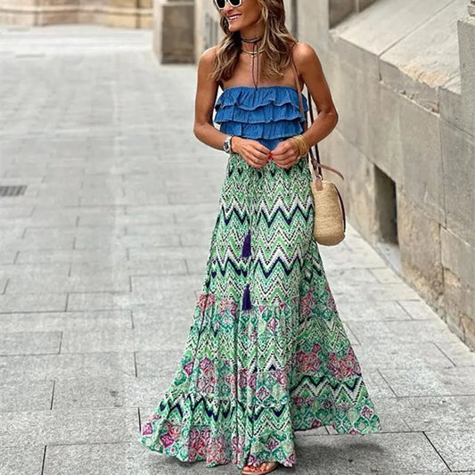 Women's Fashion Casual Long Swing Dress Hoozim Style