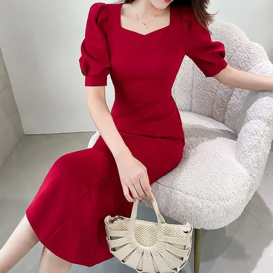 Women's Luxury Slimming Dress Hoozim Style