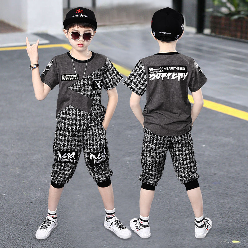 Boy's Summer Short Sleeve Sports  Clothing