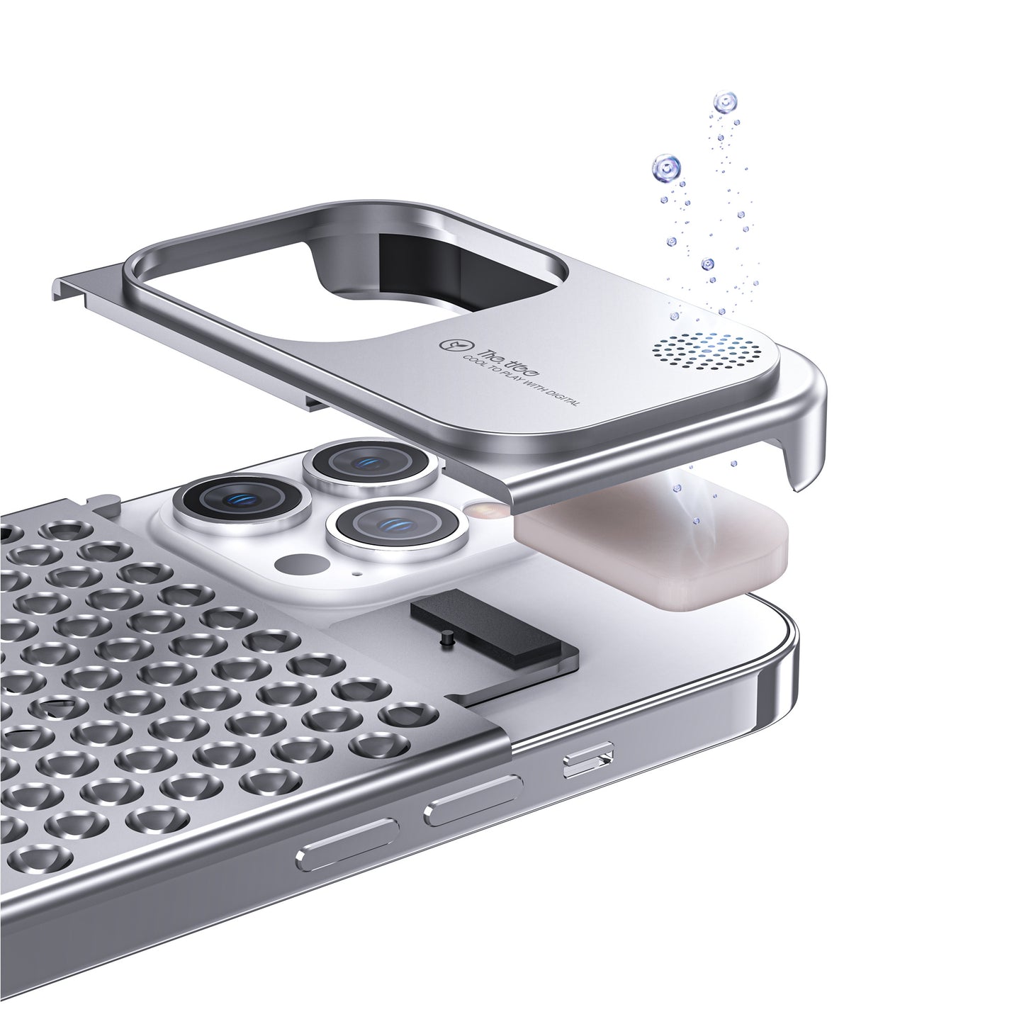 Aluminum Alloy Aromatherapy Mobile Phone Case