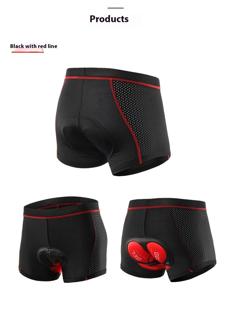 Thickened Shock-absorbing Silica Gel Pad Cycling Shorts