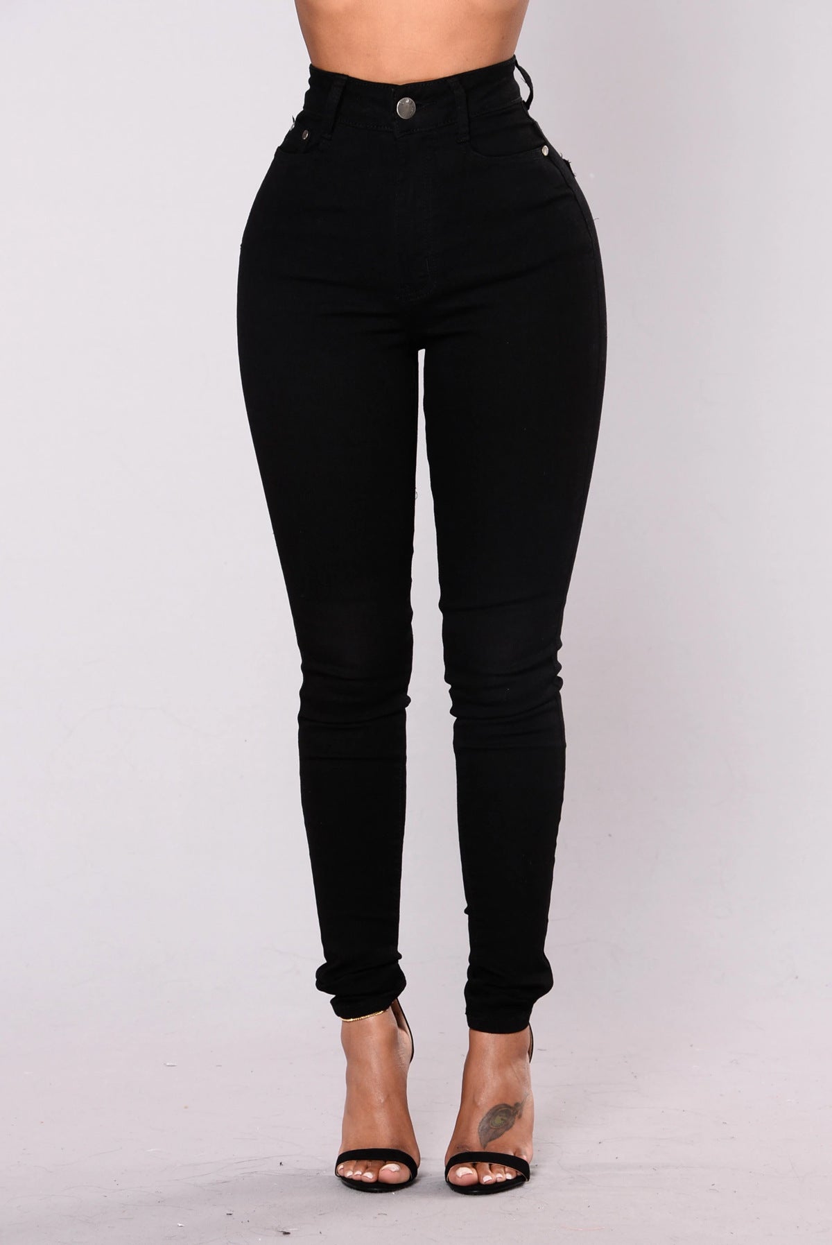 High Waist Stretch Hip Lift Denim Hoozimstyle.com