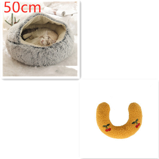 Pet Dog And Cat Bed Round