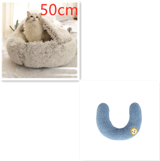 Pet Dog And Cat Bed Round