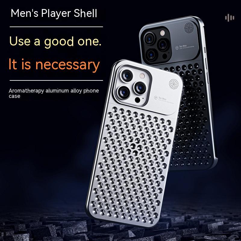 Aluminum Alloy Aromatherapy Mobile Phone Case