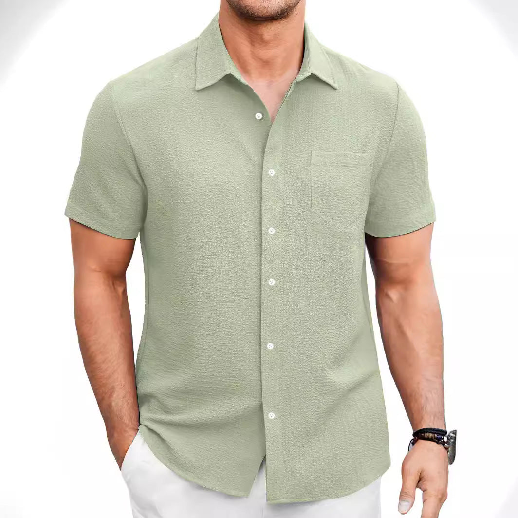 Simple And Comfortable Short Sleeve Shirt