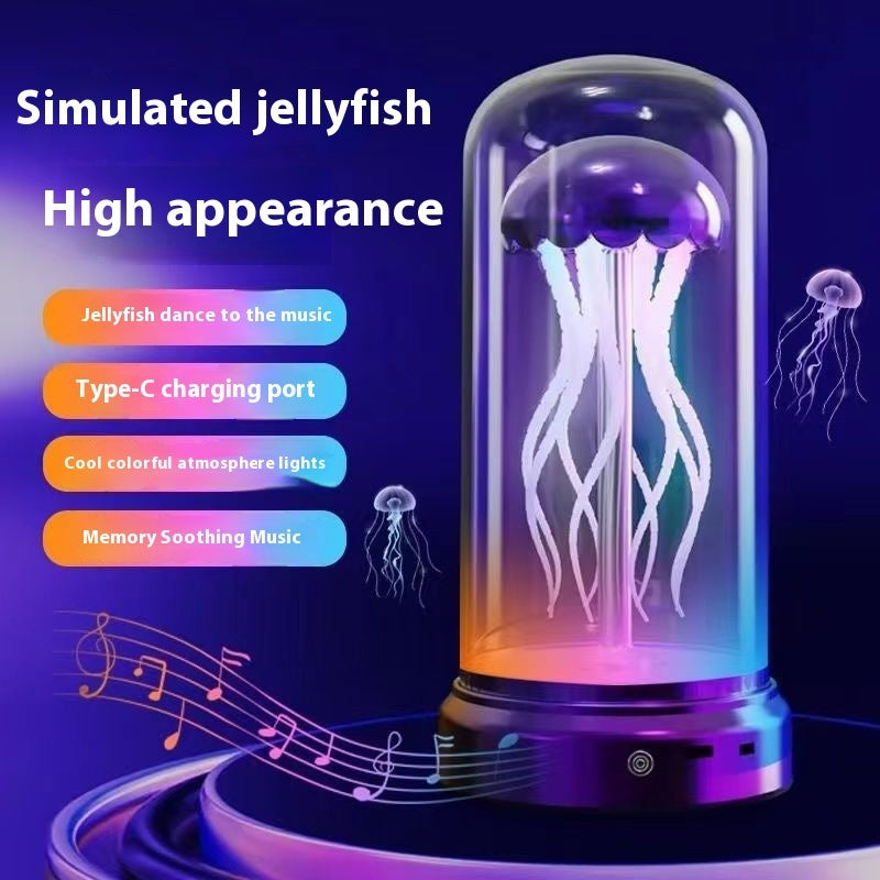 Mechanical Jellyfish Music Box with Ambience Light