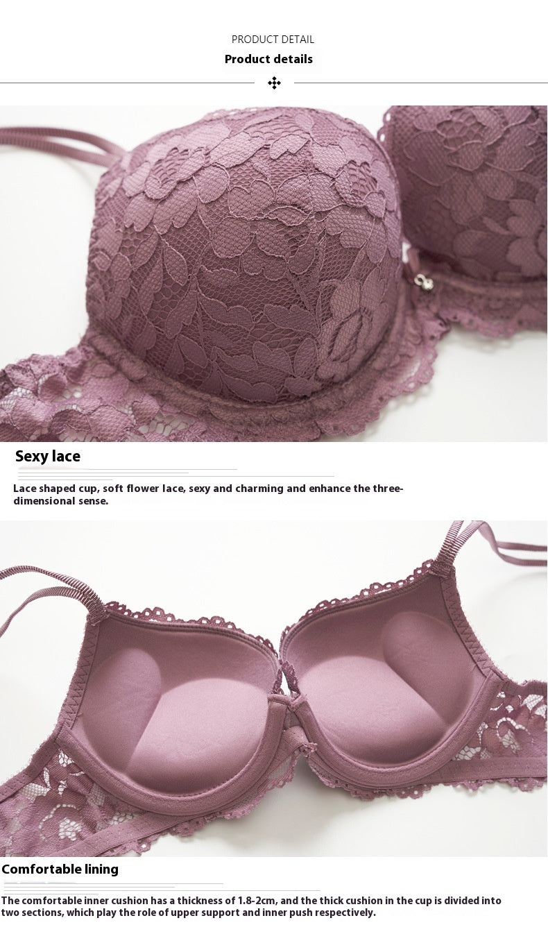 Lace Push-Up Bra – Elegant Lingerie with Support