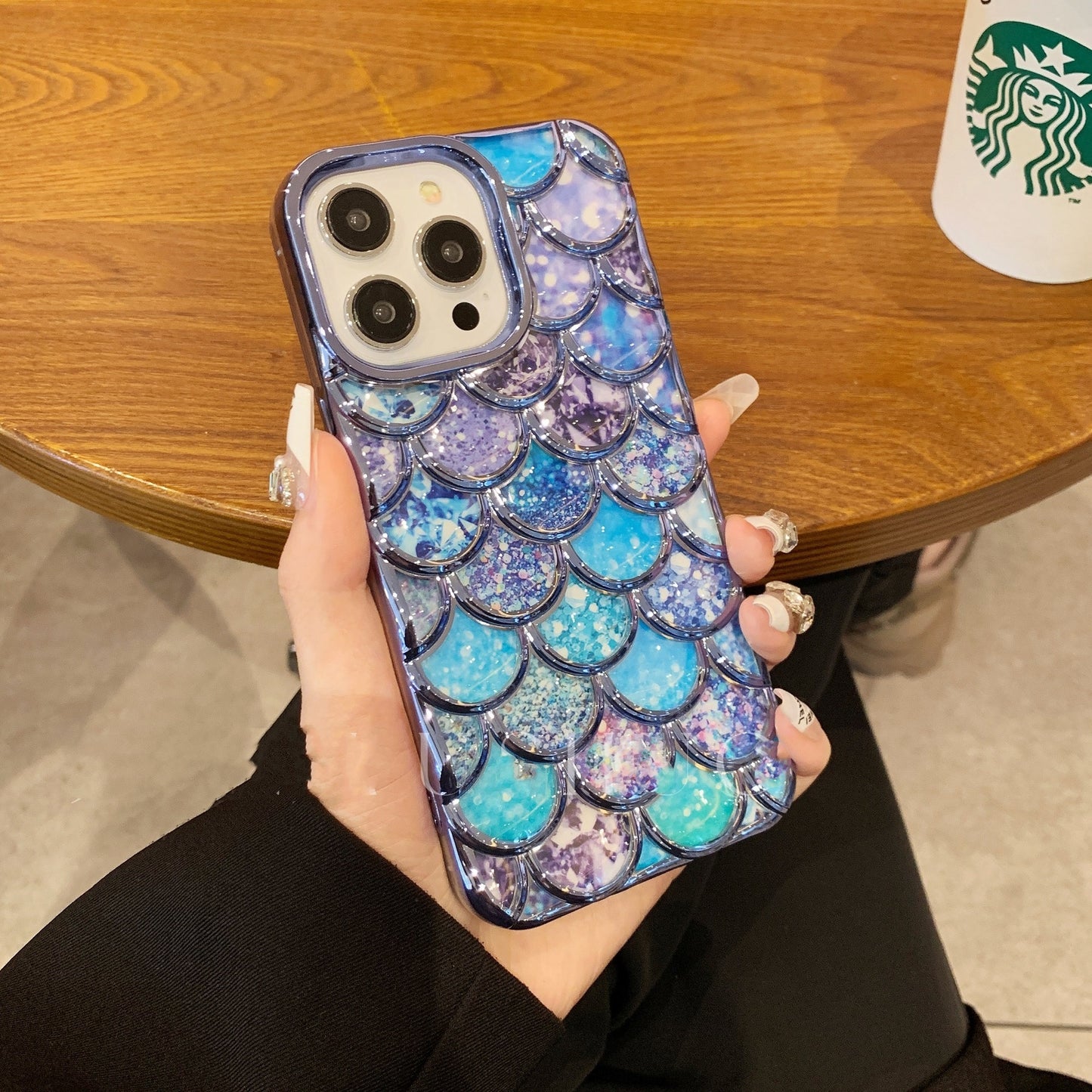 Mermaid Scale 3D Protective iPhone Case