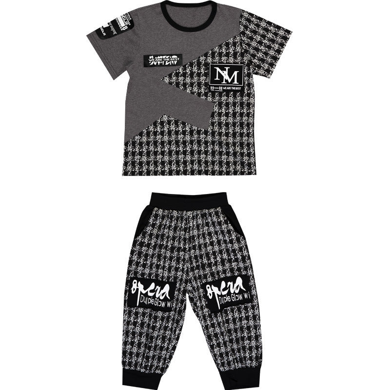 Boy's Summer Short Sleeve Sports  Clothing