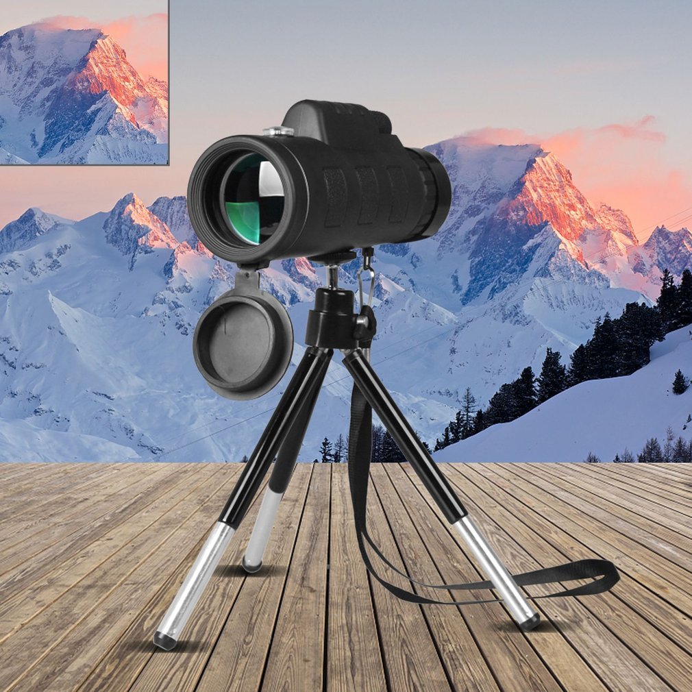 Monocular Telescope with Compass Tripod