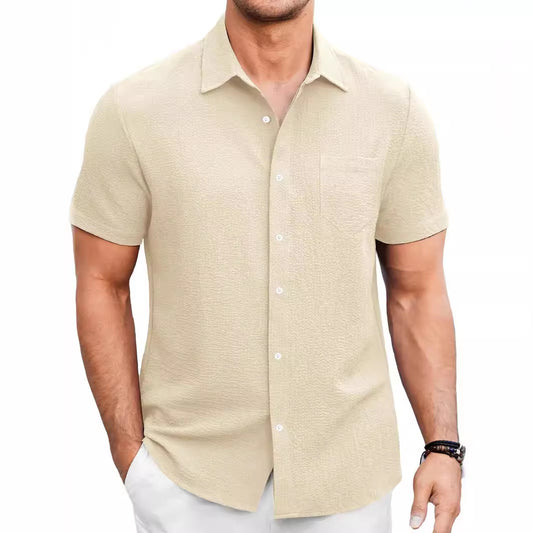 Simple And Comfortable Short Sleeve Shirt