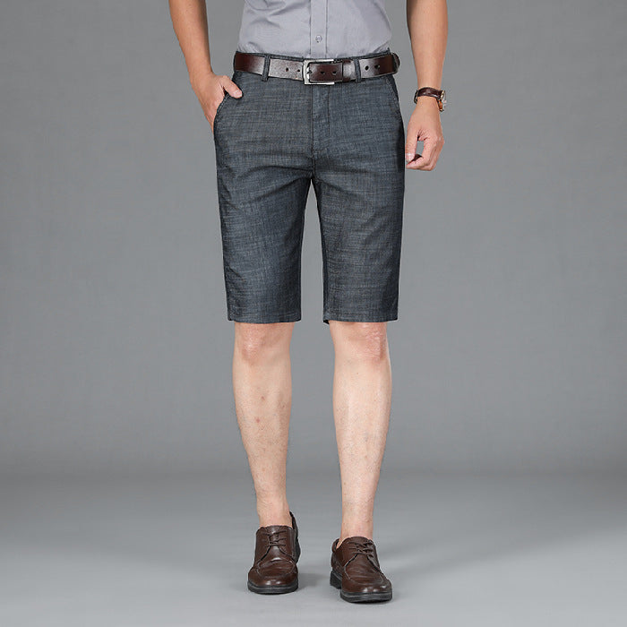 Men's Loose Thin Denim Shorts