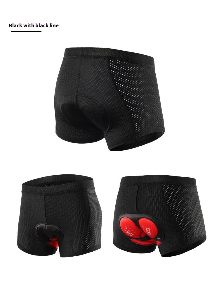 Thickened Shock-absorbing Silica Gel Pad Cycling Shorts