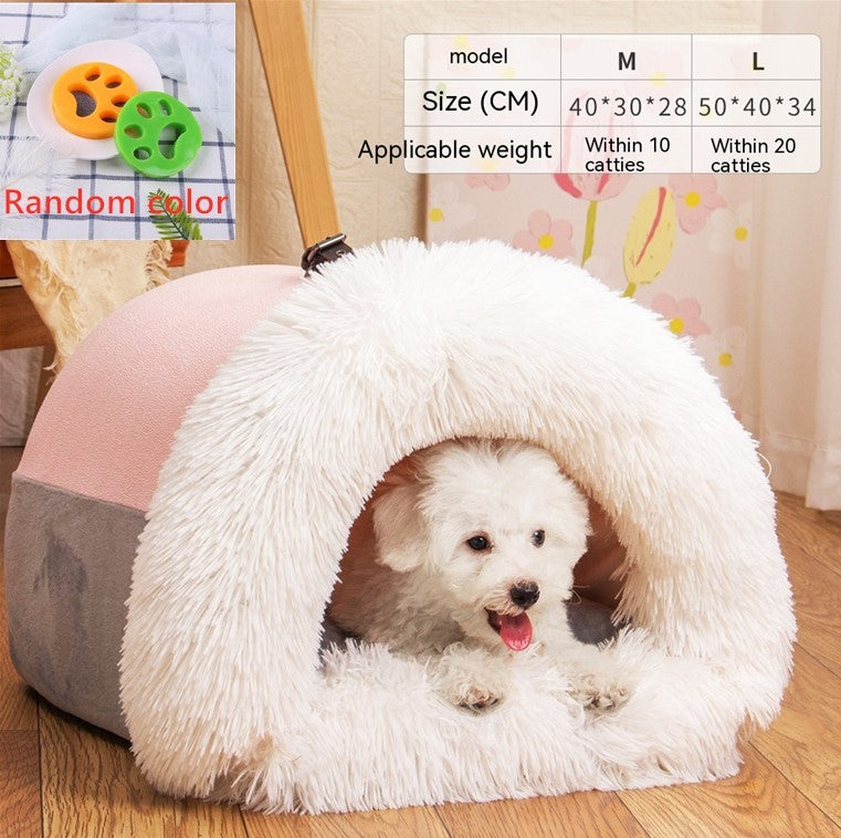 Moisture-proof Long Fur Cat-Puppy Nest