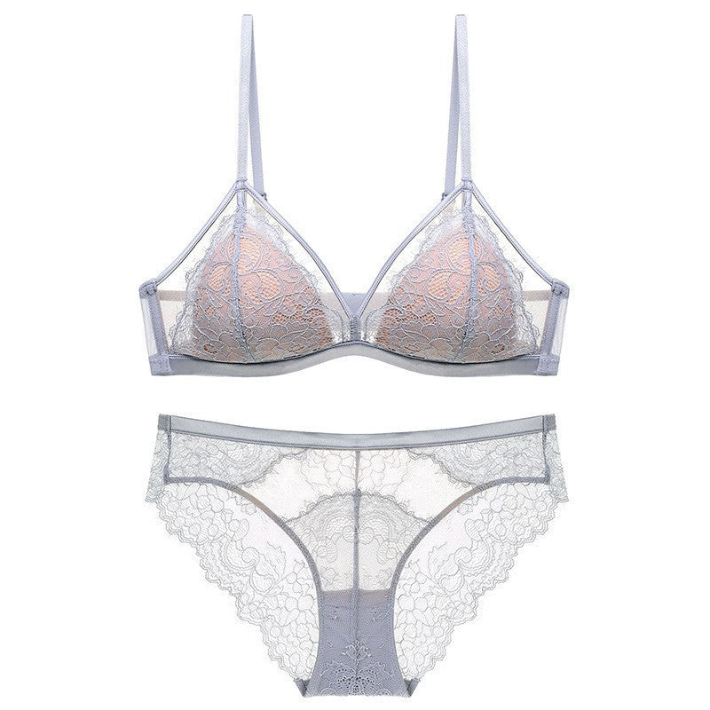 Women's French Eyelash Lace Bra