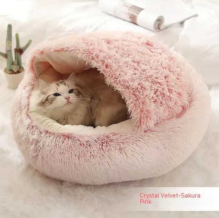 Pet Dog And Cat Bed Round