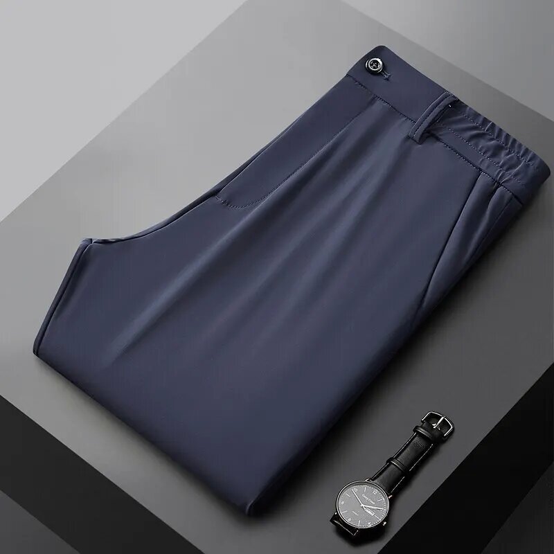 Men's Thin Business Stretch-fit Pants