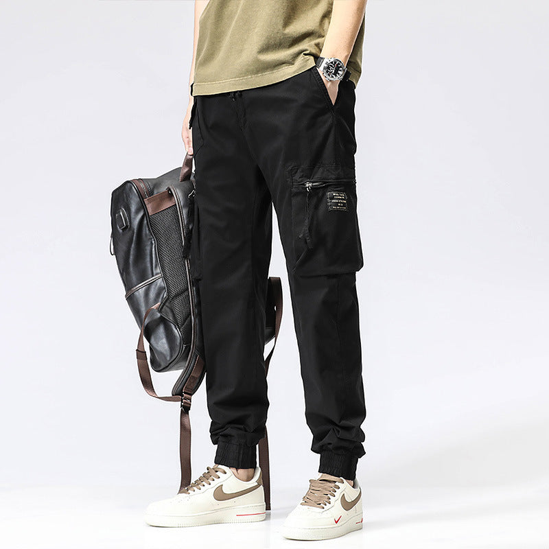 Men's Pure Cotton Multi-pocket Pants