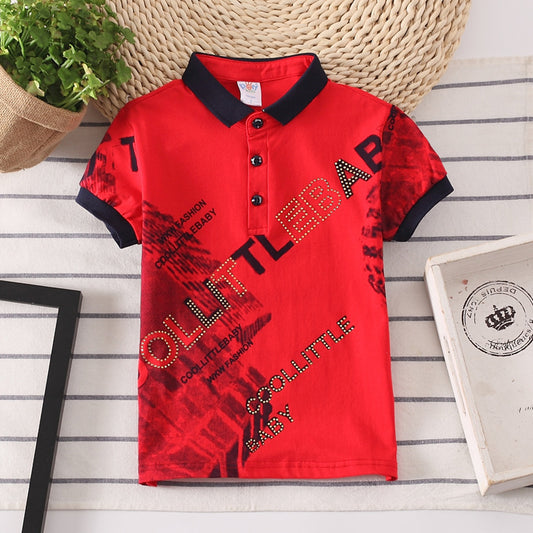 Boys' Short Sleeve Cotton Shirt