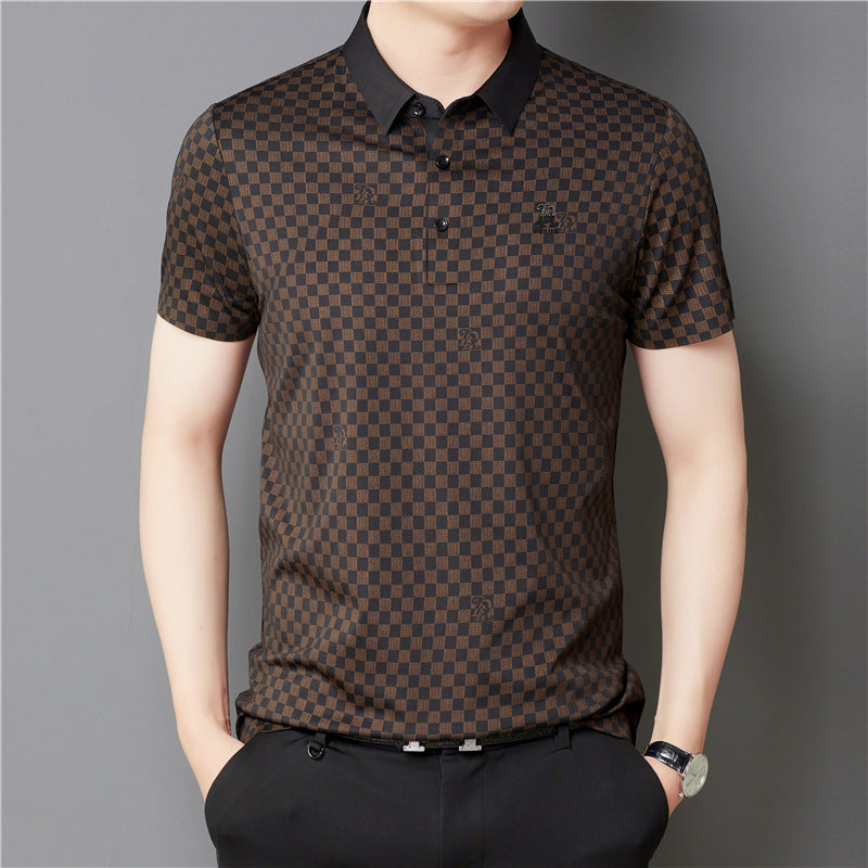 Men's High Elasticity Ice Silk T-Shirt