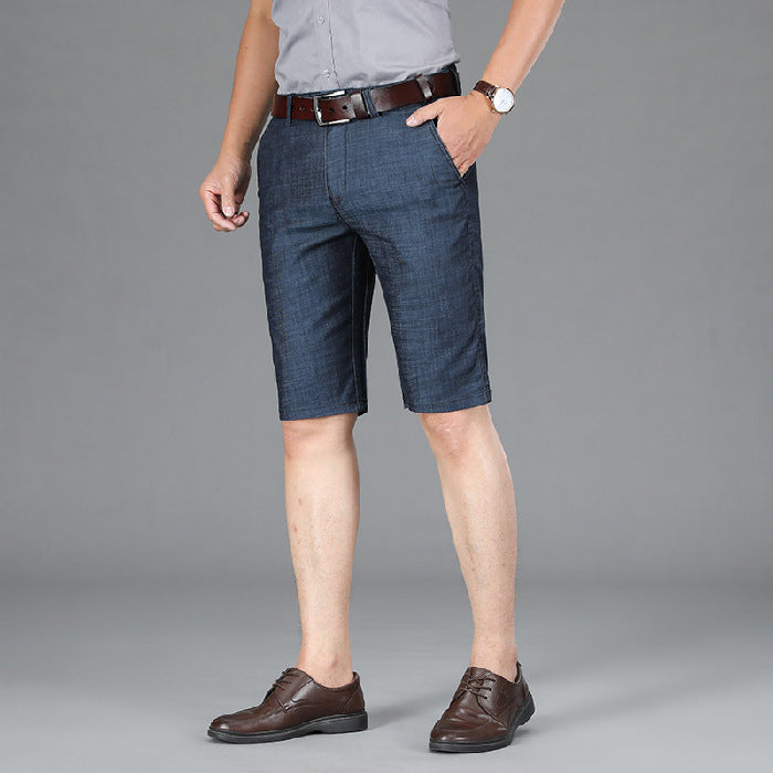 Men's Loose Thin Denim Shorts