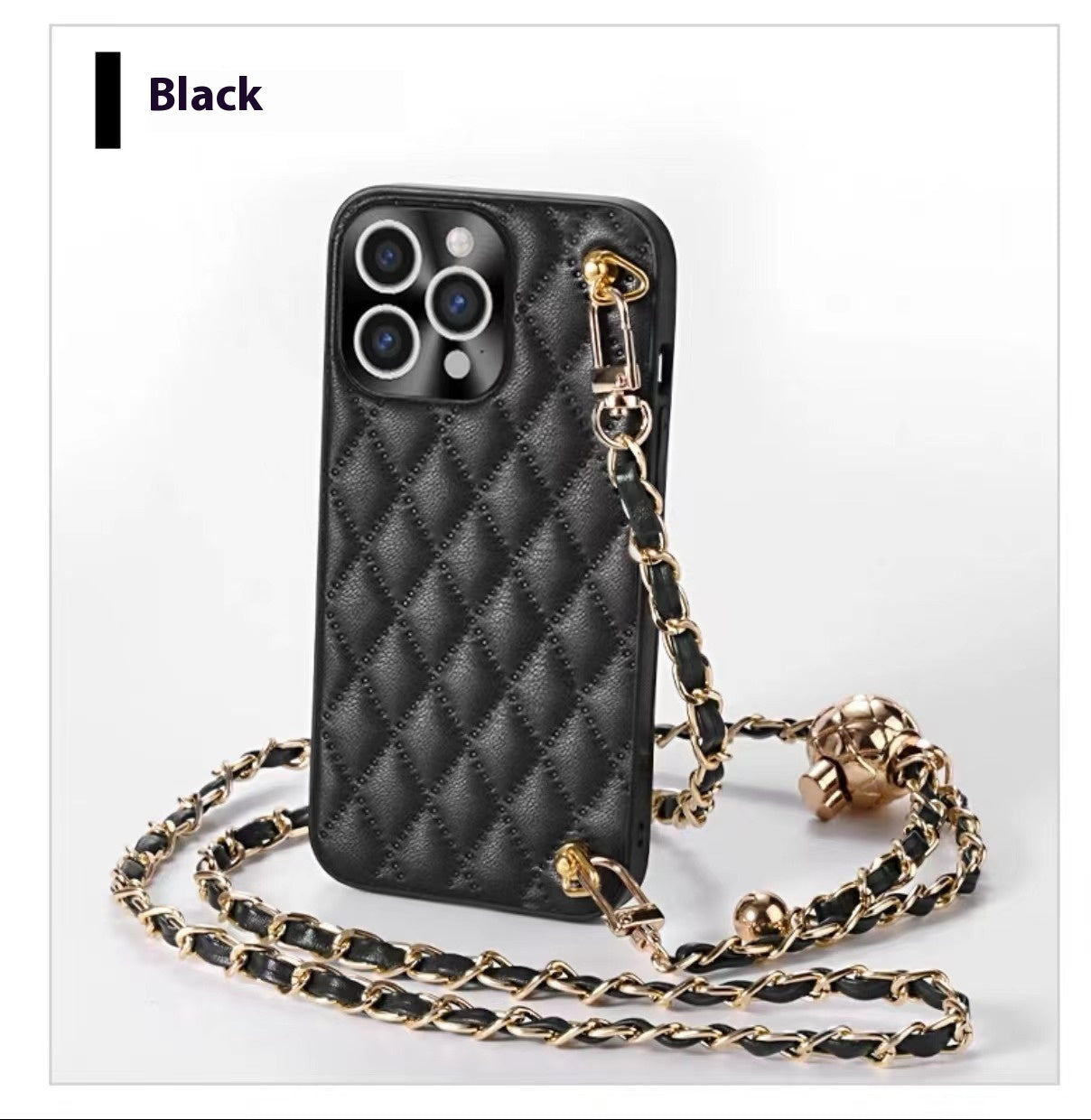 Diamond Plaid Crossbody Protective Phone Case