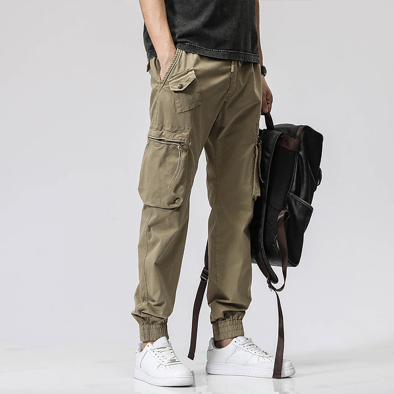 Men's Pure Cotton Multi-pocket Pants