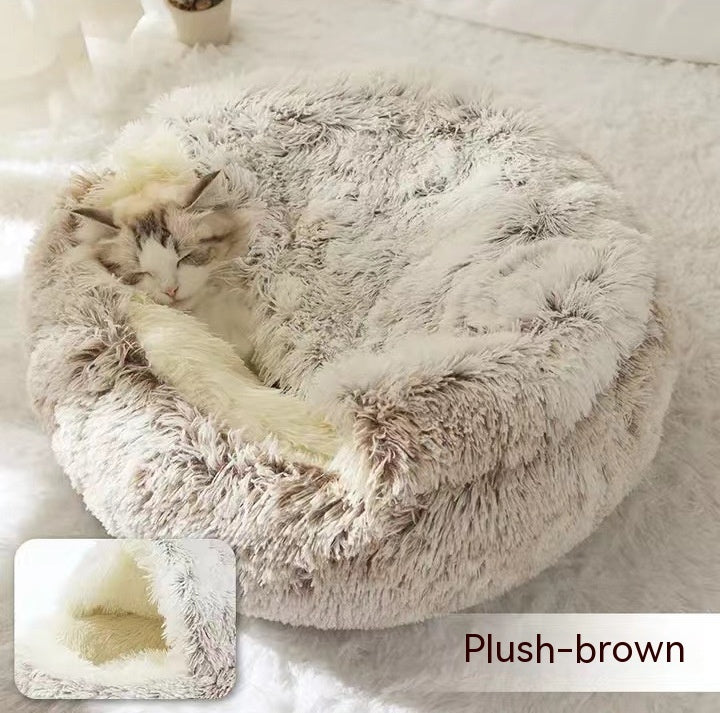 Pet Dog And Cat Bed Round