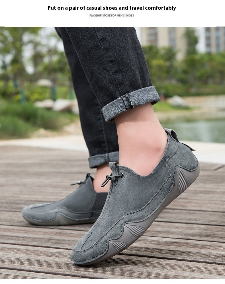 Men's Casual Low-Top Genuine Leather Shoes