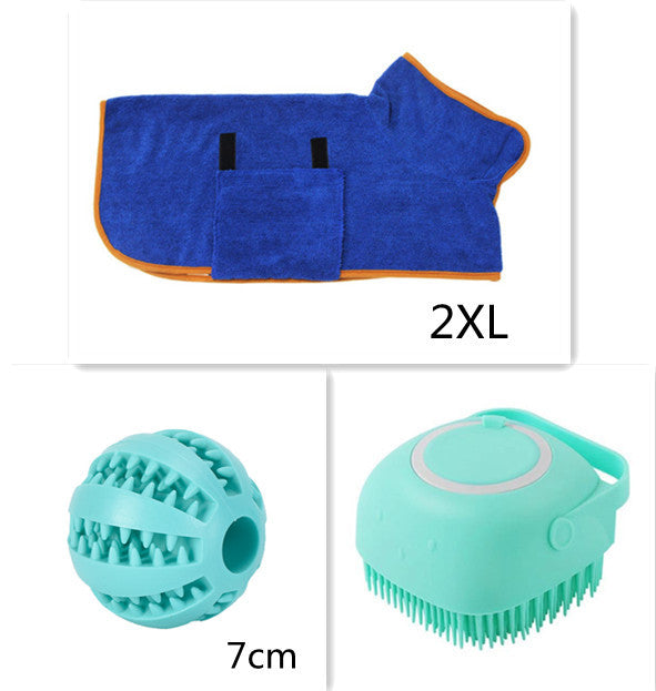 Silicone Pets Bath Massage Gloves/Brush