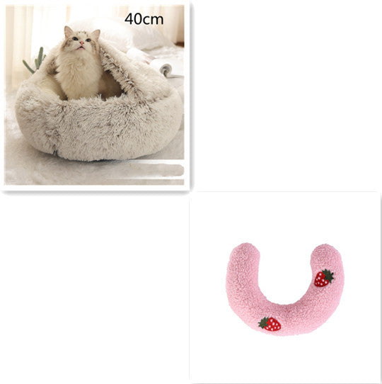 Pet Dog And Cat Bed Round