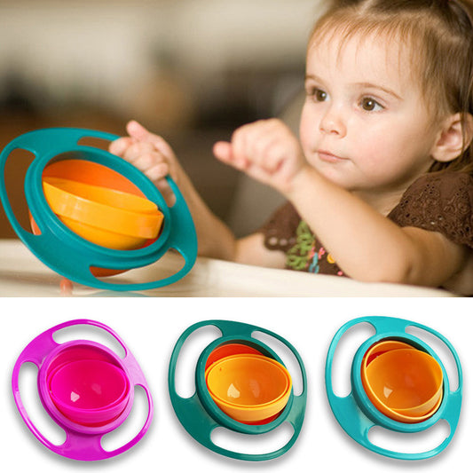 Spill-proof Bowl Dishes 360 Rotation